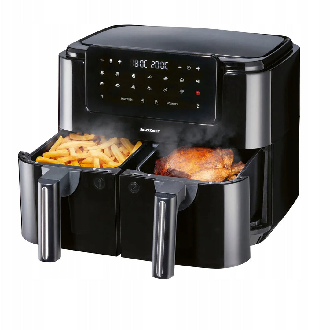 SWITCH ON DUAL BASKET AIR FRYER