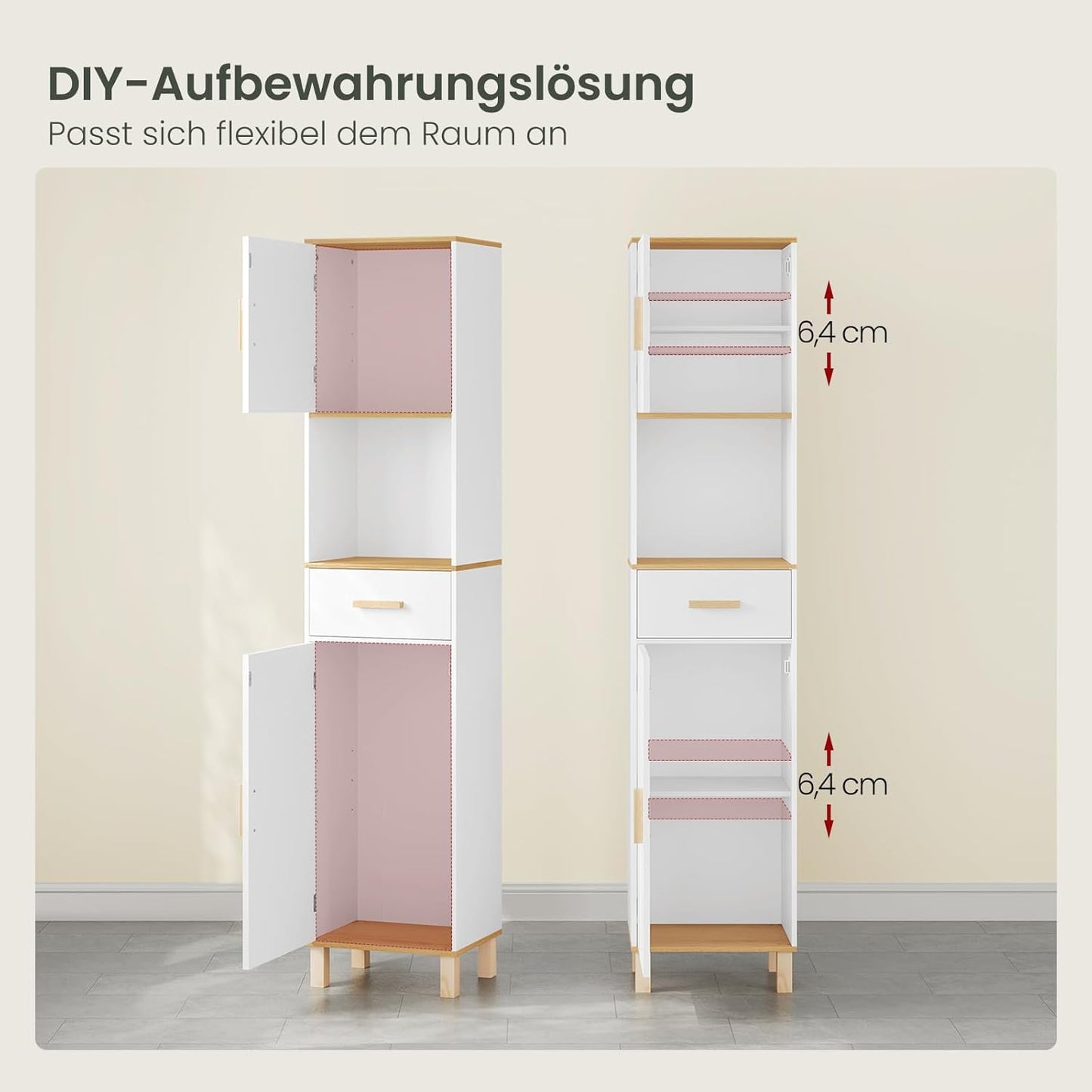 EUGAD Bathroom Cabinet