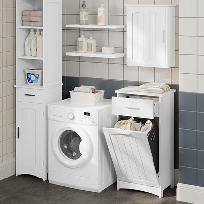 EUGAD Cabinet with Laundry Basket