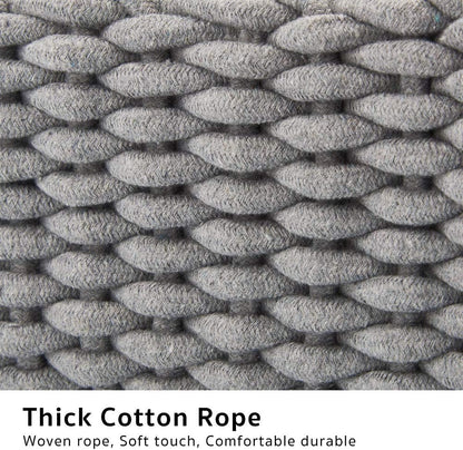 Set of 3 Cotton Rope Basket
