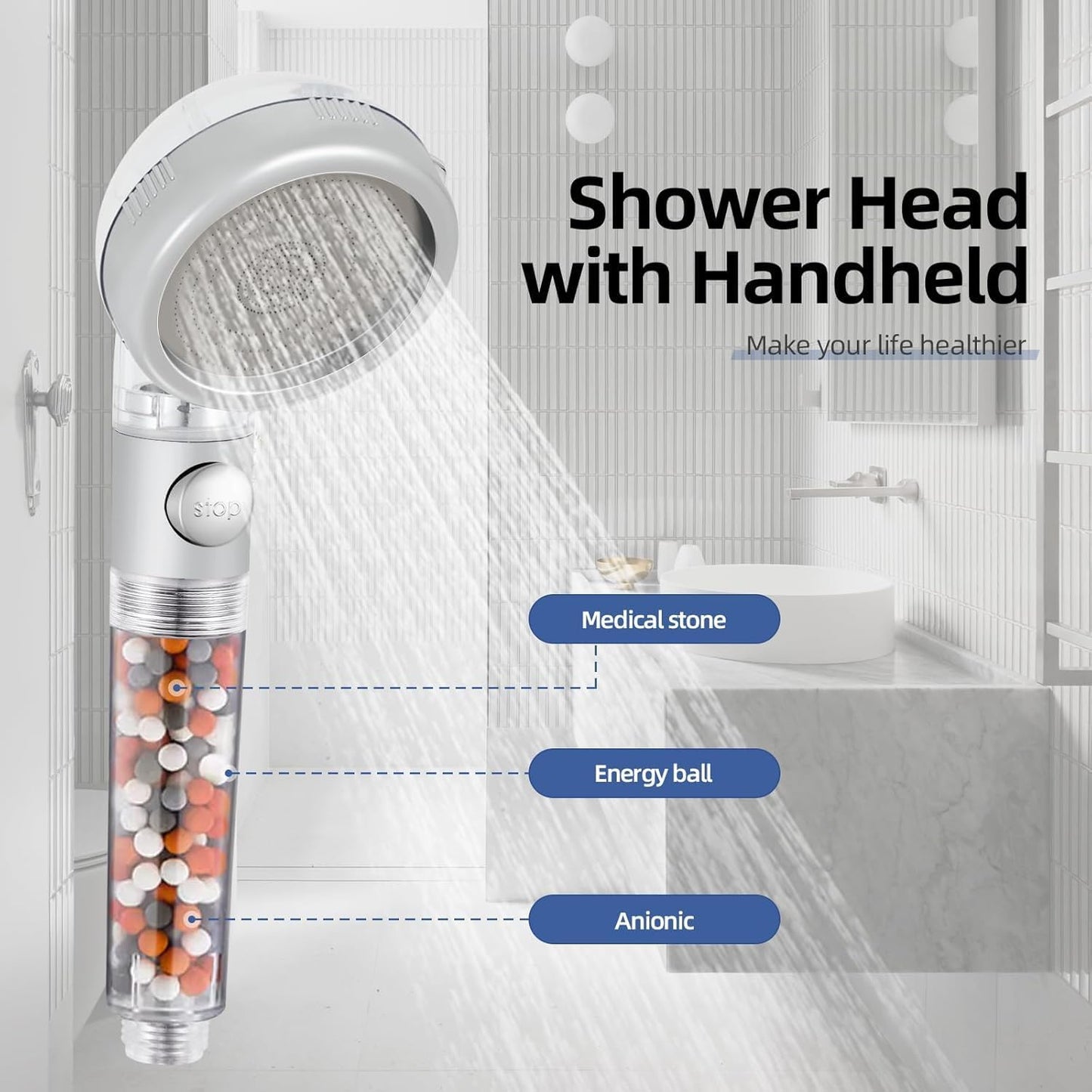 Shower Head with Filter