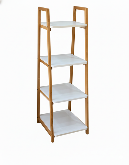 Modern 4-Tier Wooden Shelf