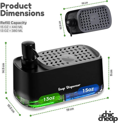 Hand and Dish Soap Dispenser