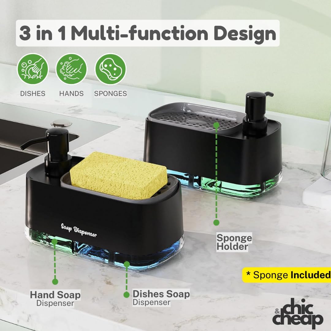 Hand and Dish Soap Dispenser