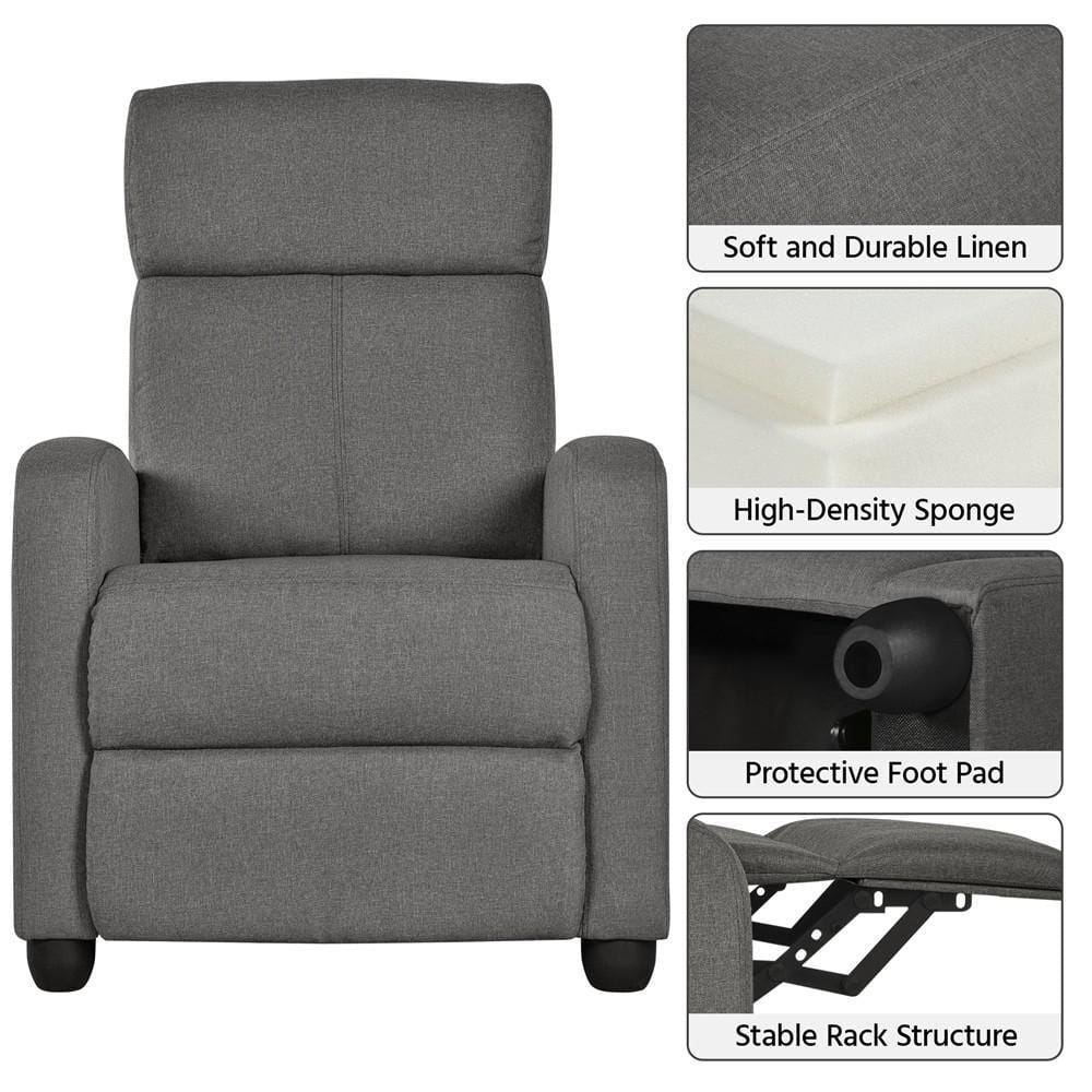 Fabric Reclining Sofa