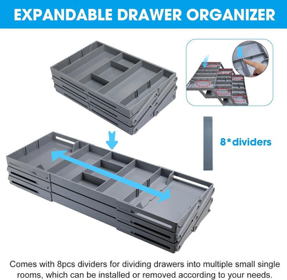 REMICH Multi Level Smart Drawer Organizer