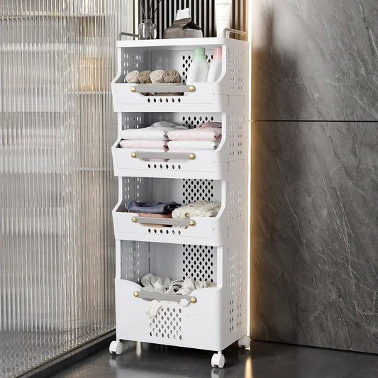 Laundry Basket with Wheels