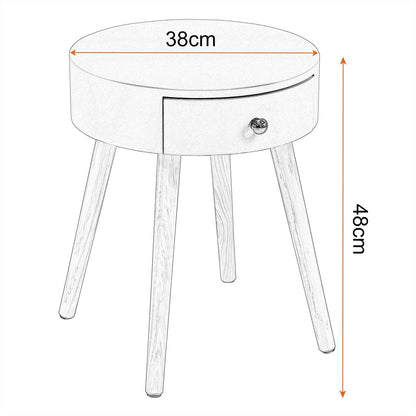 Bed side Table with 1 Drawer