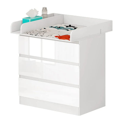 WOLTU Changing Table, Chest of 3 Drawers