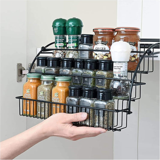 kitchen Organizer Pull Down Spice Racks