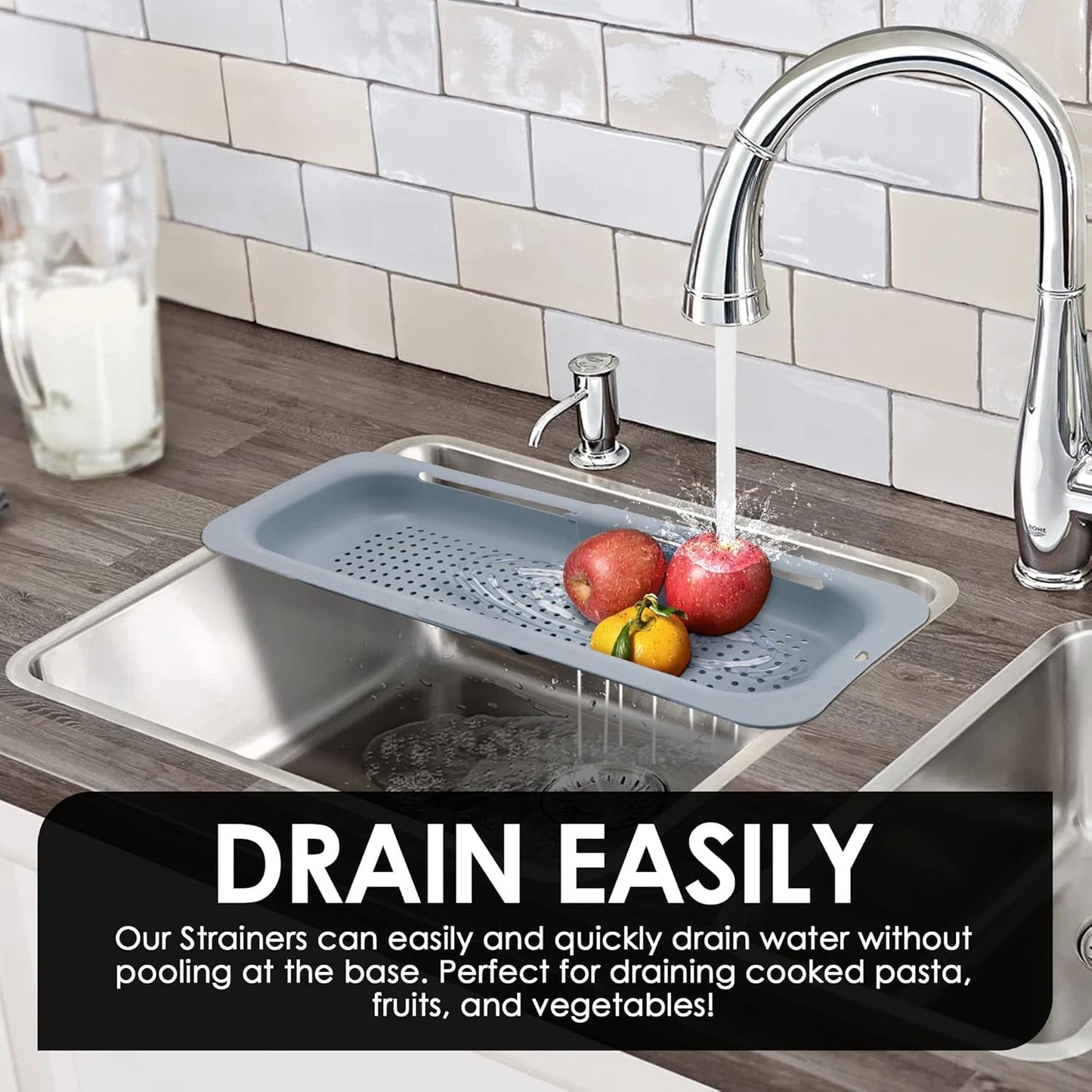 Danny Home extendable sink strainer