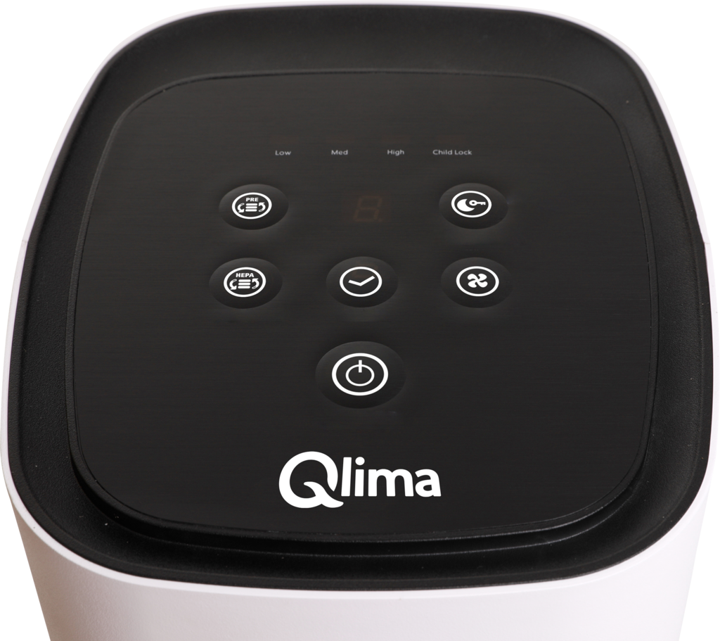 Qlima Air Purifier with True HEPA Filter