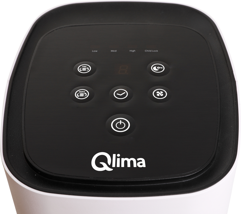Qlima Air Purifier with True HEPA Filter
