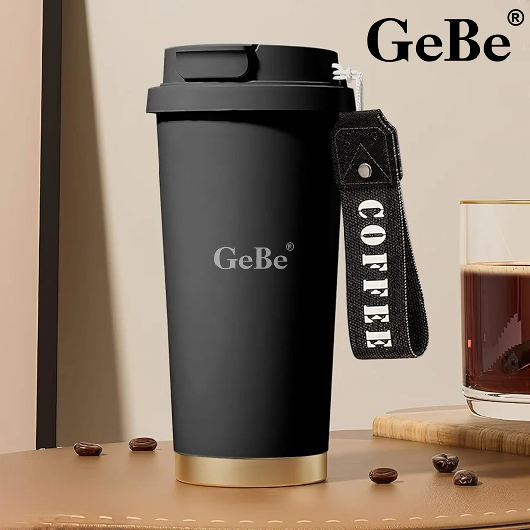 GeBe® Insulated Travel Mug with Dual-Use Lid