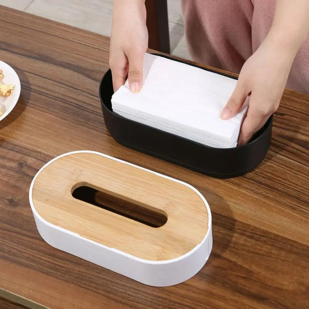 Wooden Tissue Box