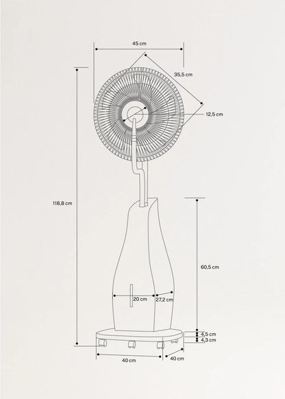 CREATE Water Nebulizer Fan