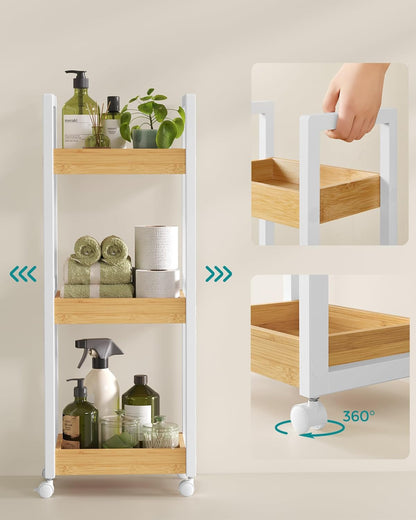 SONGMICS Bathroom Shelf BCB083N02