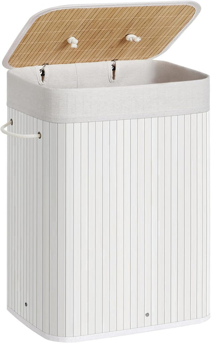 SONGMICS Bamboo Laundry Basket