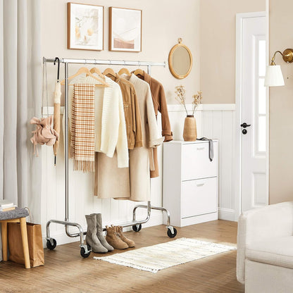 SONGMICS Clothes Rack with Wheels