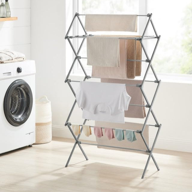 SONGMICS Foldable Clothes Drying Rack ULLR770G01