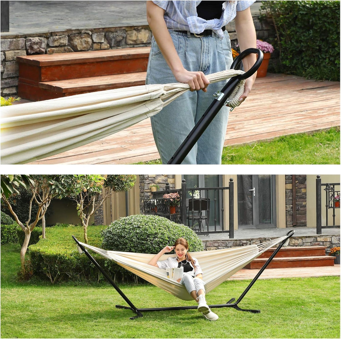 SONGMICS Hammock with Stand