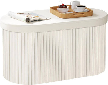 WOLTU Footstool with Storage