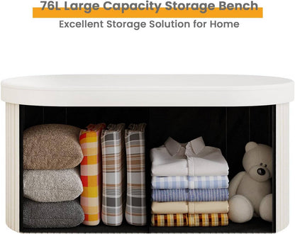 WOLTU Footstool with Storage