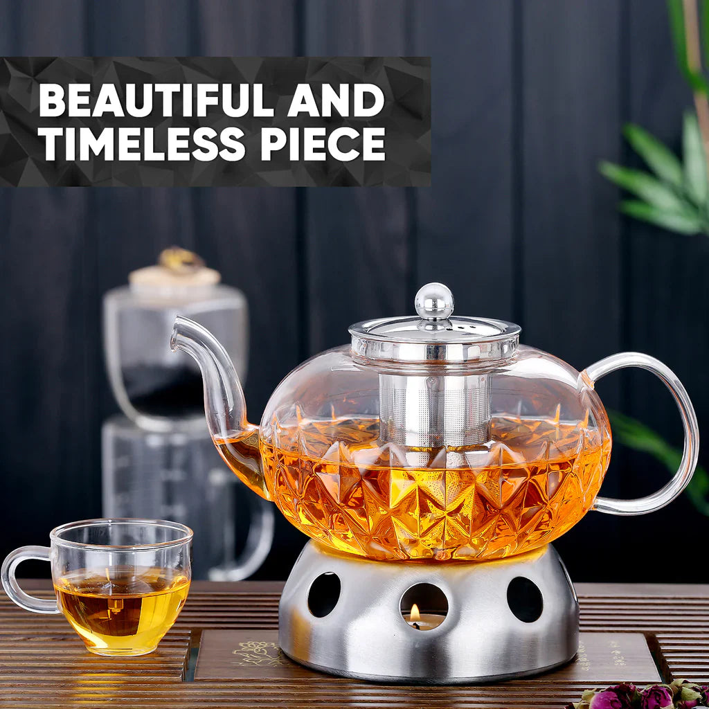 Glass Tea Pot With Removable Infuser