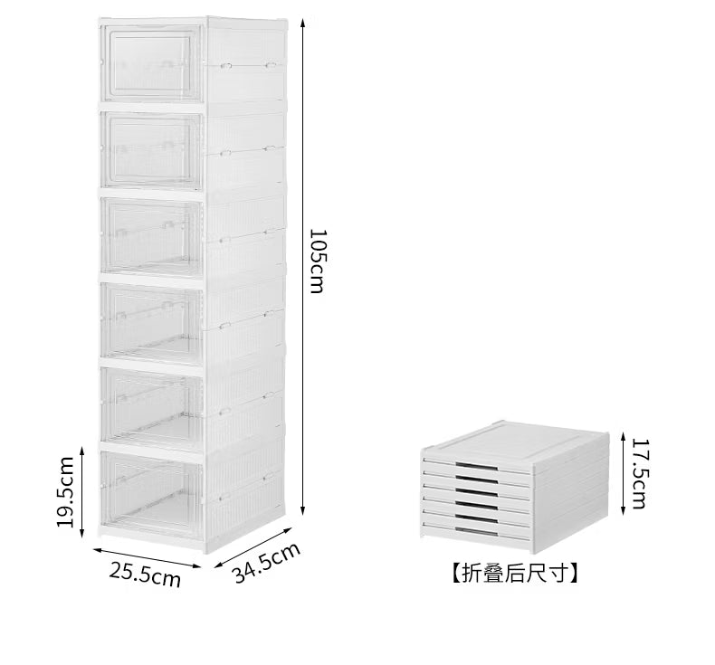 Transparent Foldable Shoes Box