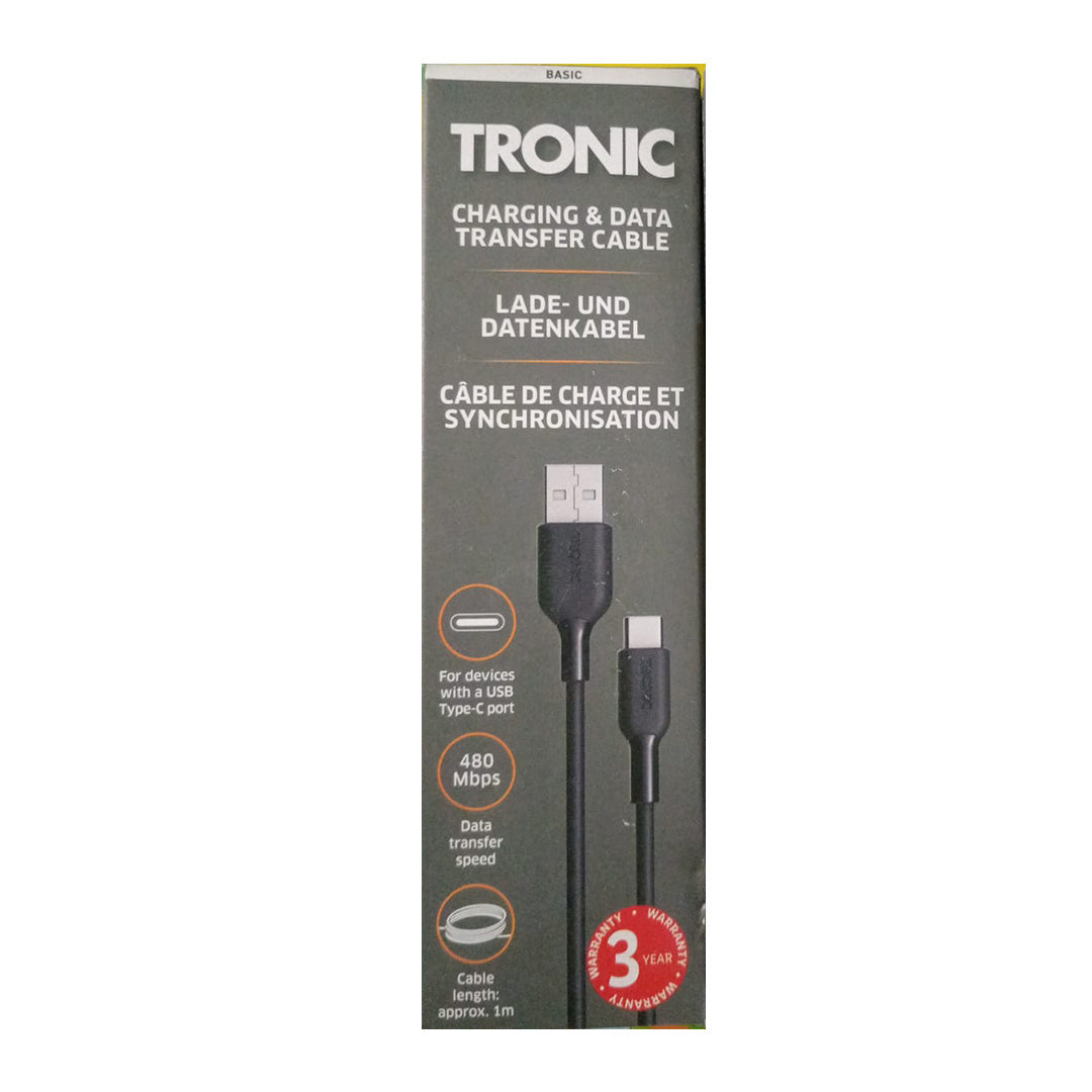 TRONIC BASIC USB-A to USB-C Cable