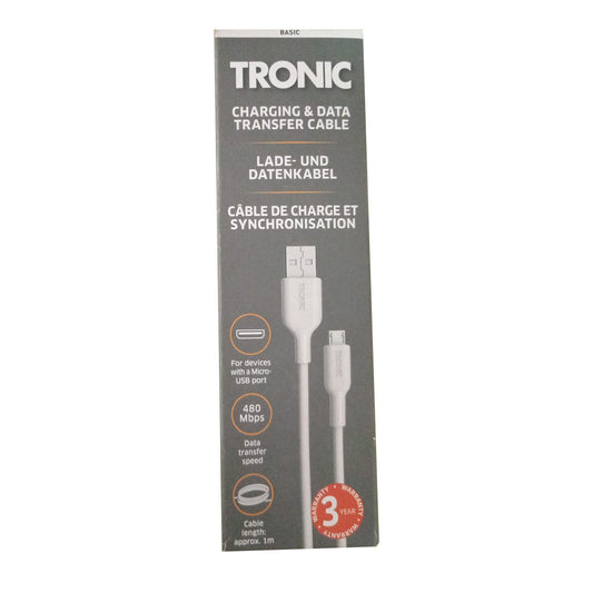 TRONIC BASIC USB-A to Micro-USB Cable