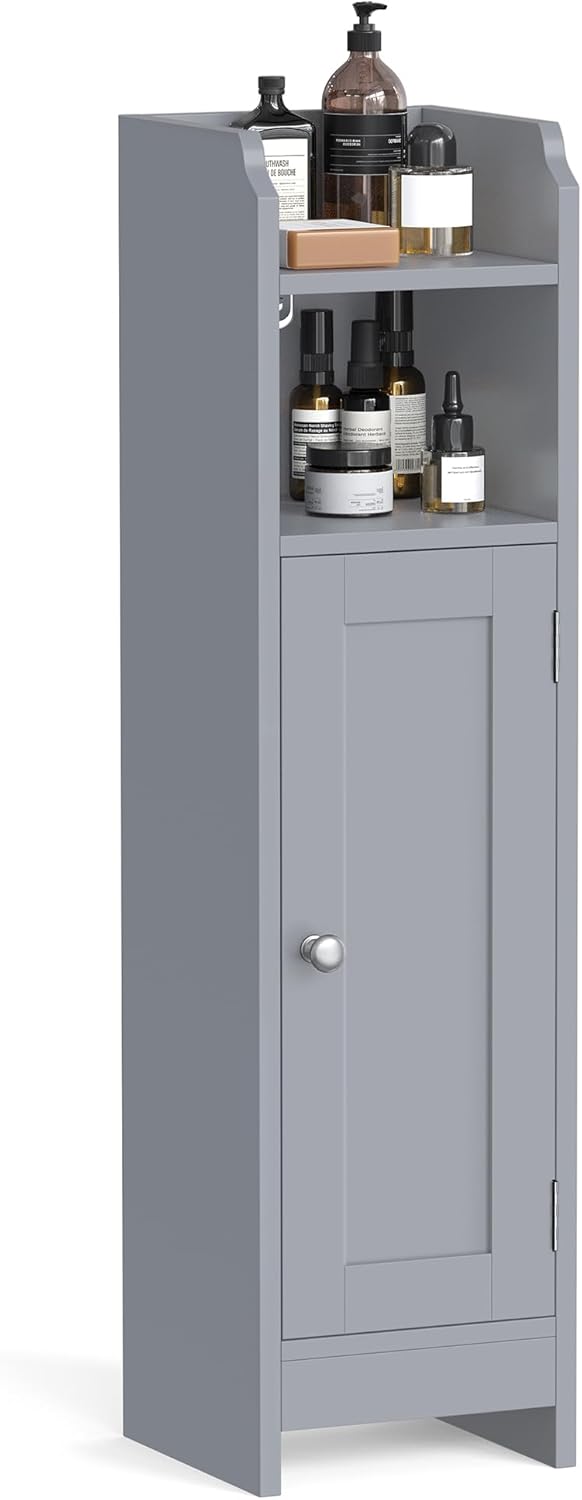 VASAGLE Small Bathroom Storage Corner Floor Cabinet bbc310p36