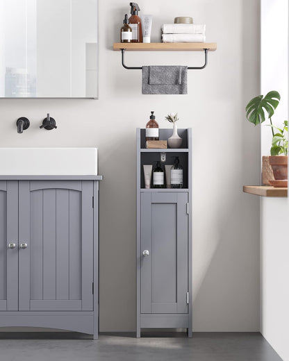 VASAGLE Small Bathroom Storage Corner Floor Cabinet bbc310p36