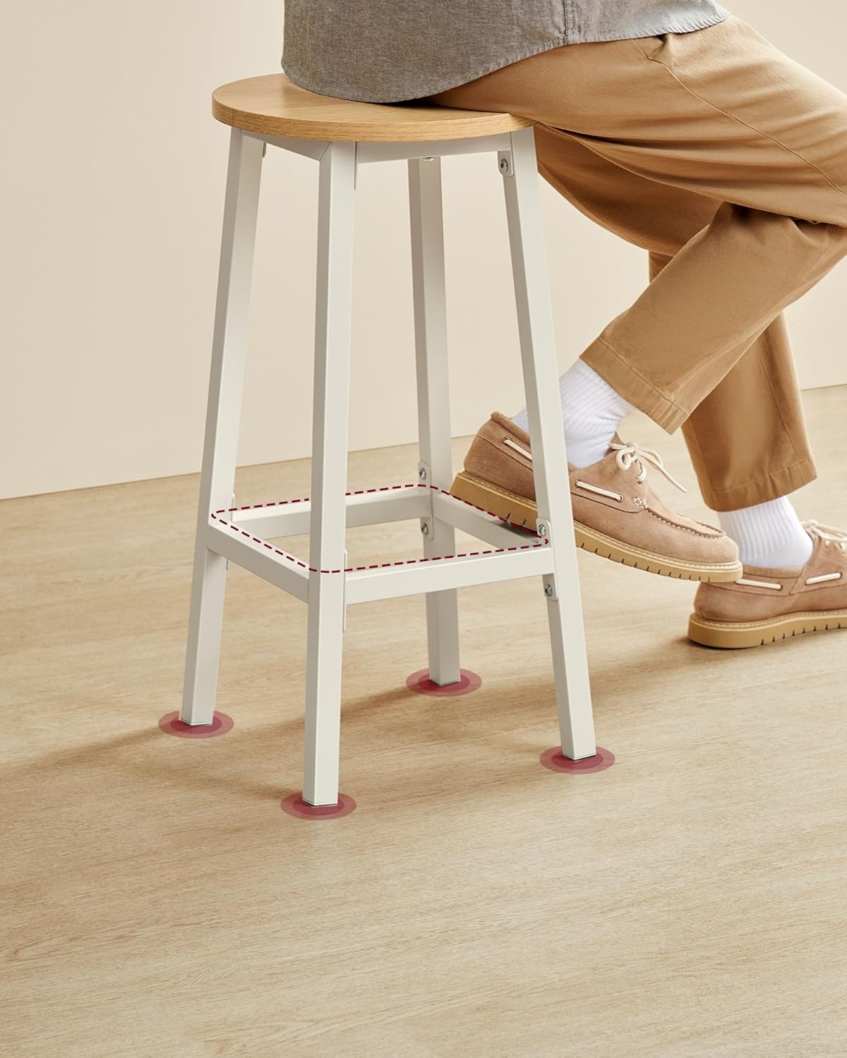 VASAGLE Set of 2 Bar Stools