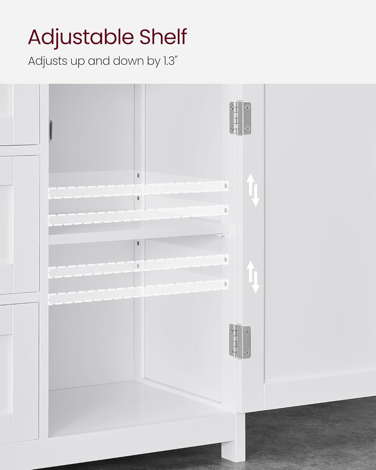 VASAGLE Bathroom Floor Storage Cabinet UBBC542P31V1