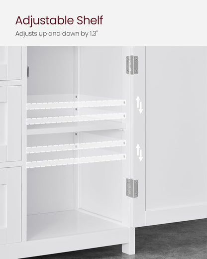 VASAGLE Bathroom Floor Storage Cabinet UBBC542P31V1