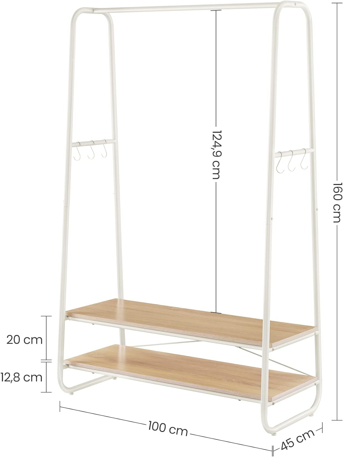 VASAGLE Clothes Rail