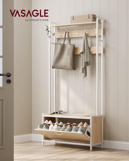 VASAGLE Hallway Furniture with 9 Hooks