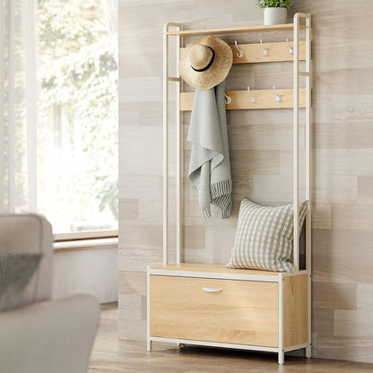 VASAGLE Hallway Furniture with 9 Hooks