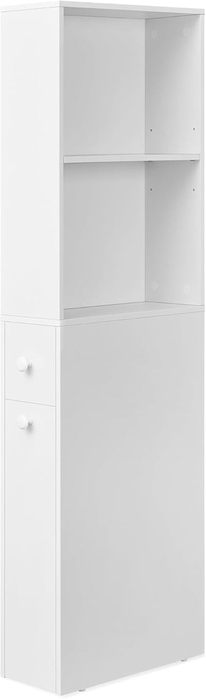 VASAGLE Slim Bathroom Storage Cabinet UBBK567T14