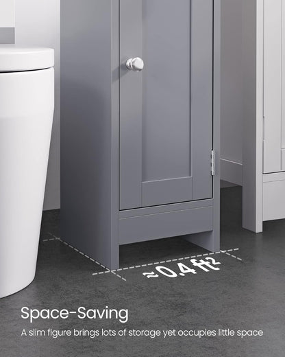 VASAGLE Small Bathroom Storage Corner Floor Cabinet bbc310p36