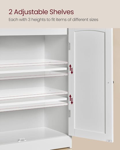 VASAGLE Bathroom Storage Cabinet UBBC770W01