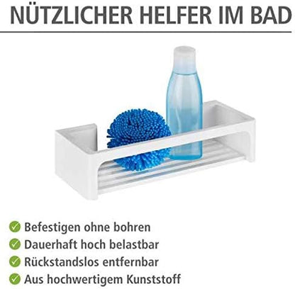 WENKO White Bathroom Shelf