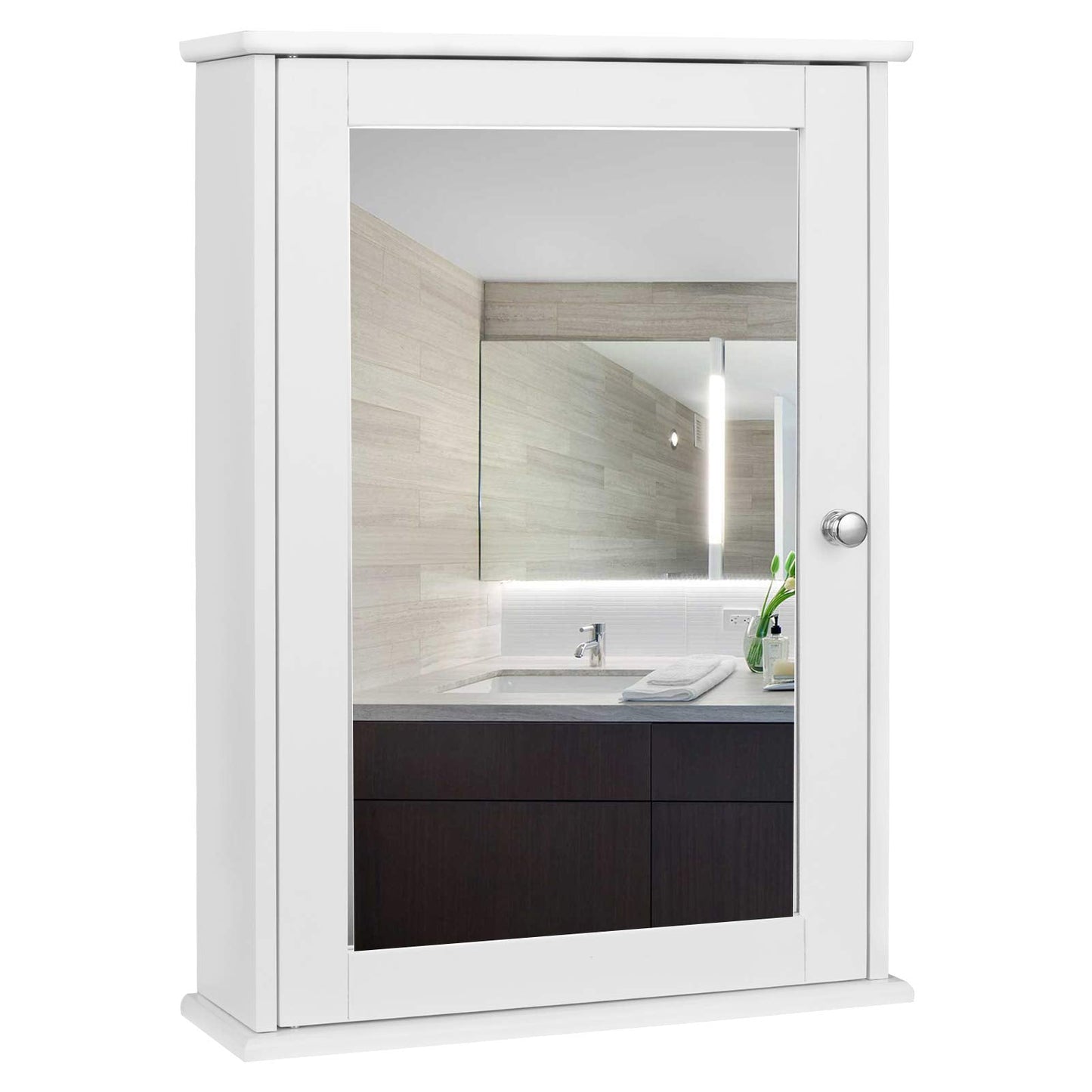 Bathroom Cabinet with Mirror