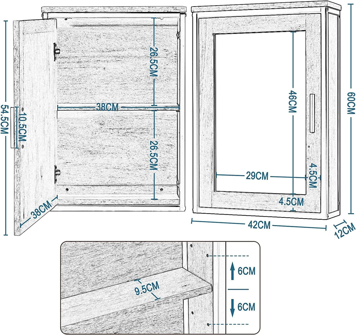 Bathroom Cabinet with Mirror