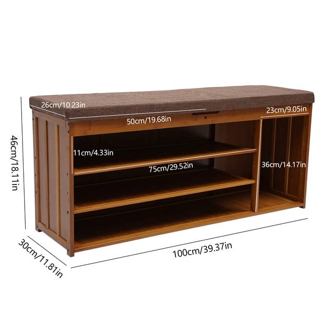 Modern Shoe Storage Bench