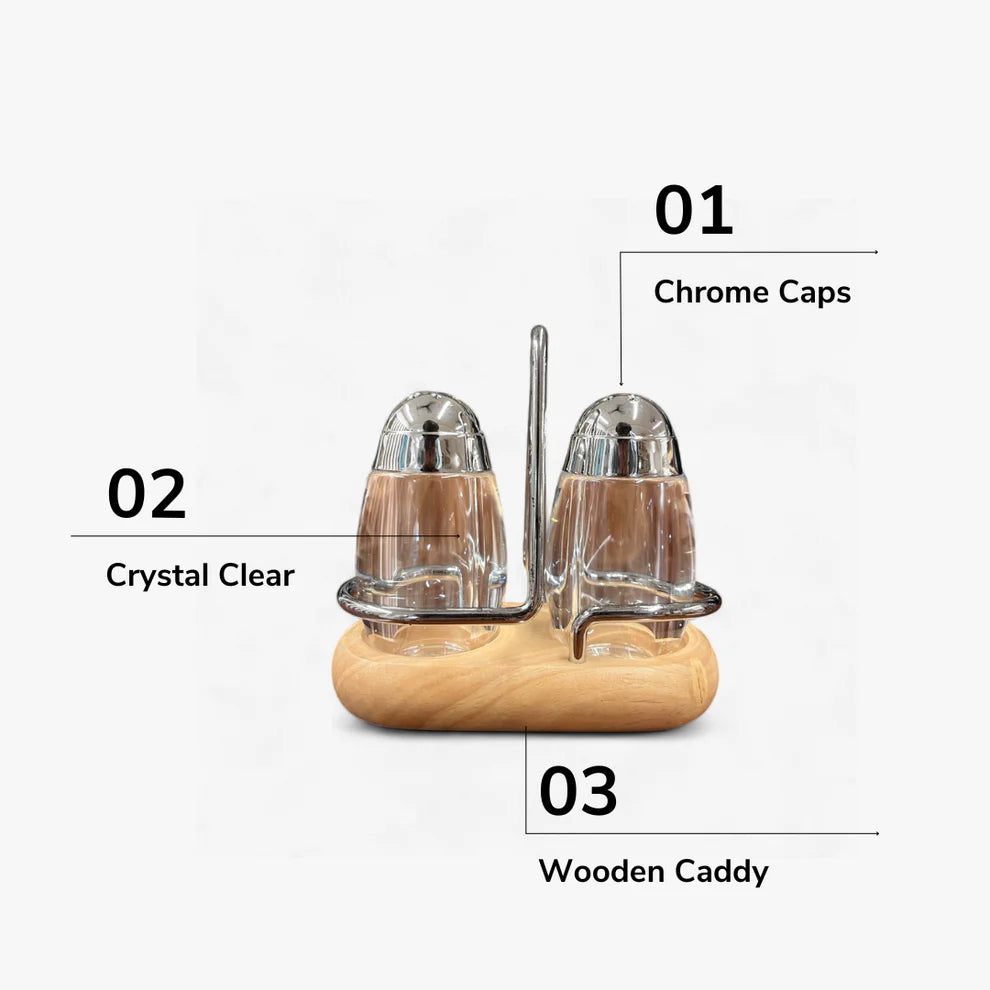 Woody Salt and Pepper Set