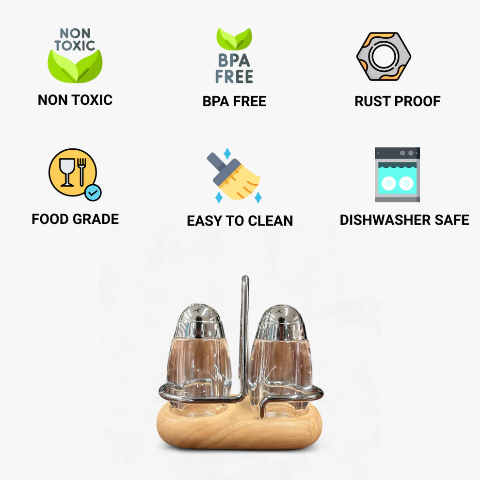 Woody Salt and Pepper Set