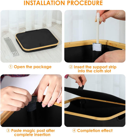 Laundry Basket with Lid