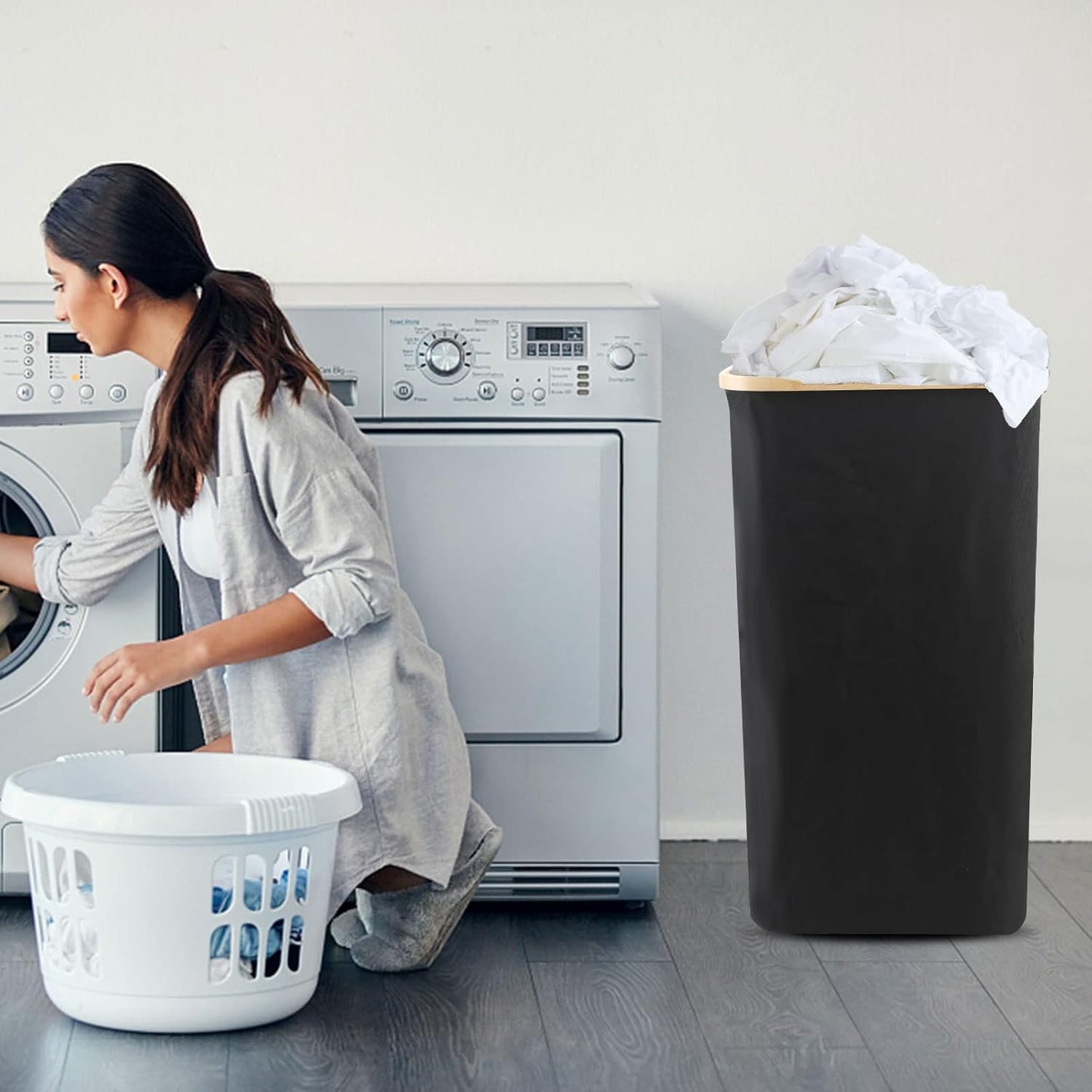 Laundry Basket with Lid